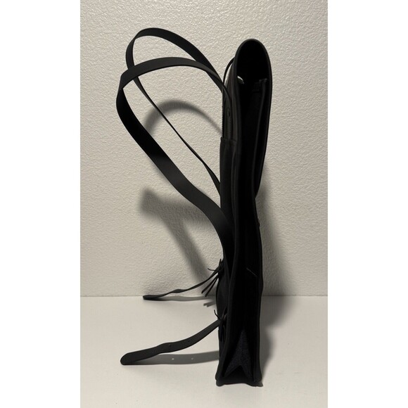 RAINS Slim Laptop Backpack Black Qualtrics Waterproof Rubber Work Commuter - Picture 7 of 10